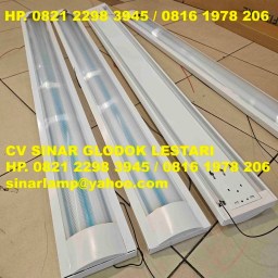 Kap Lampu TL Outbow Cover Akrilik Susu 100 Watt